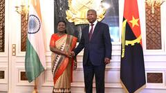 President Murmu Reaches Angola On Maiden Visit By An Indian Head Of State