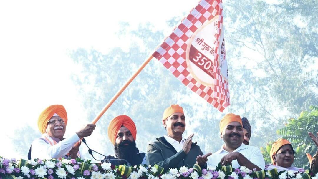 Manohar Lal Khattar Flags Off ‘Hind Di Chadar’ Marathon, Urges Youth To Serve Nation Selflessly Guru Tegh Bahadur Martyrdom Anniversary Manohar Lal Khattar Flags Off Hind Di Chadar Manohar Lal Khattar Flags Off ‘Hind Di Chadar’ Marathon, Urges Youth To Serve Nation Selflessly