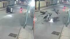 Video: तेज रफ्तार बाइक्स की ऐसी टक्कर नहीं देखी होगी! सड़क पर बिखर गए लोग, हादसा CCTV में कैद