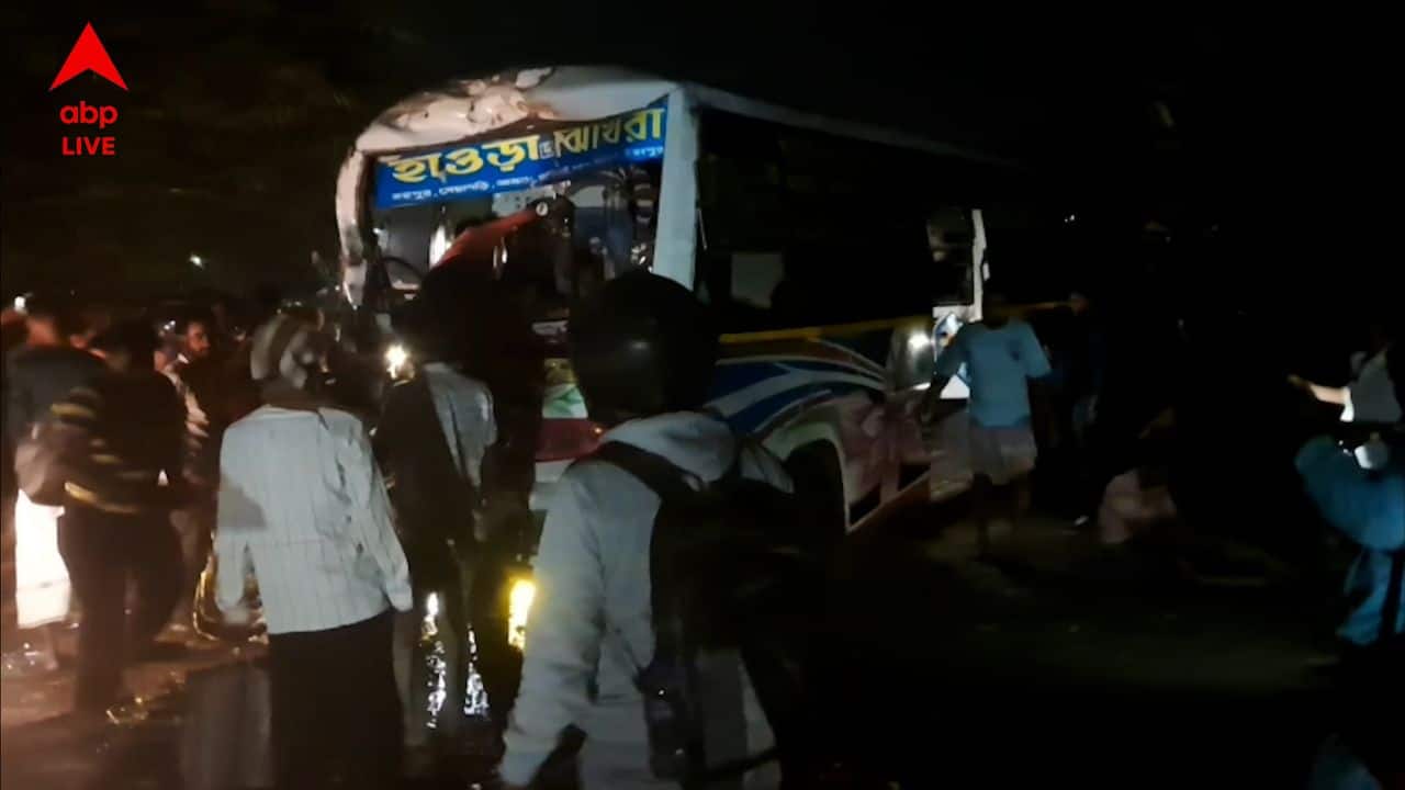 Bus Accident: বাসের সঙ্গে ডাম্পারের মুখোমুখি সংঘর্ষে, হাওড়ার আমতায় আহত ২৫ যাত্রী