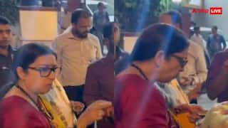 Smriti Irani Viral Video: हमको मीठा दीजिये भईया... जब पटना में ठेले वाले से बोलीं स्मृति ईरानी, चखा गोलगप्पे का स्वाद; वीडियो वायरल