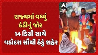 Gujarat Weather Update: રાજ્યમાં વધ્યું ઠંડીનું જોર, 14 ડિગ્રી સાથે વડોદરા સૌથી ઠંડું શહેર