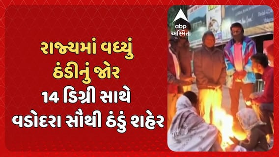 Gujarat Weather Update: રાજ્યમાં વધ્યું ઠંડીનું જોર, 14 ડિગ્રી સાથે વડોદરા સૌથી ઠંડું શહેર
