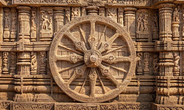 The Sun Temple of Konark was built in 1250 AD by King Narasimha Dev I of the Eastern Ganga Dynasty. This temple is dedicated to Sun God and is built in the shape of a huge chariot. In which there are seven horses and 24 wheels.
