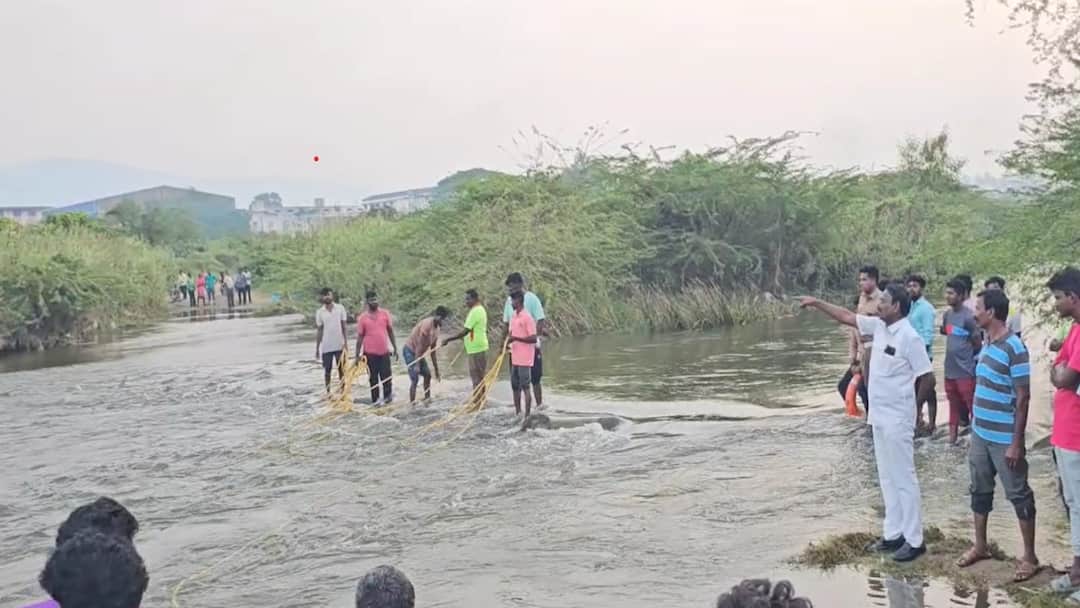 பாலாற்றில் அடித்துச் செல்லப்பட்ட தாய்!  சிறையில் கணவன், தவிப்பில் பிள்ளைகள் - சோக சம்பவம்!