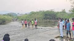 பாலாற்றில் அடித்துச் செல்லப்பட்ட தாய்! சிறையில் கணவன், தவிப்பில் பிள்ளைகள் - சோக சம்பவம்!