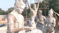 अयोध्या में गुप्तार घाट पर बन रहा भव्य रामायण पार्क, राम दरबार से रावण वध तक की दिखेगी खास झलक