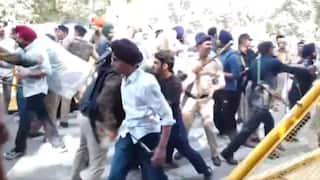 Massive Protests At Panjab University Over Senate Elections Demand; Police Lathi Charge Students