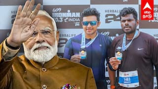 90 KM சைக்கிளிங், 21 KM ரன்னிங்! அசர வைத்த அண்ணாமலை! பூரித்து பாராட்டிய மோடி