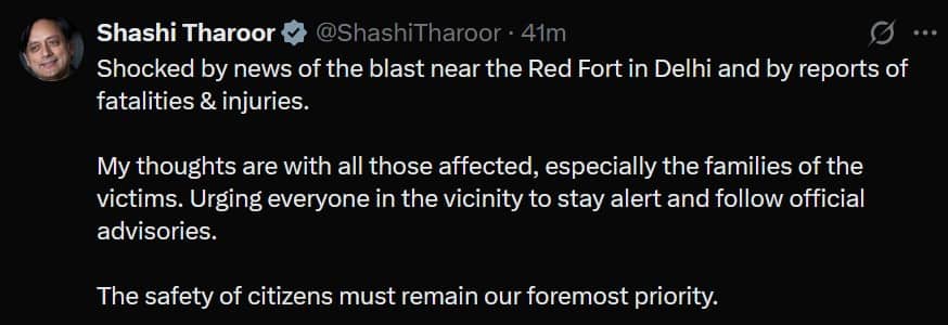 Extremely Heartbreaking': Rahul Gandhi, Mamata Banerjee, Oppn React To Delhi Blast