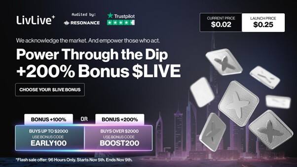 Best Crypto Presale Showdown: LivLive ($LIVE) Targets 100x Gains Against Nexchain And Remittix