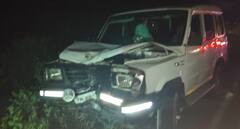 திருப்புவனம் அருகே சோகம்... போலீஸ் வாகனம் மோதியதில் ஒரே குடும்பத்தினர் மரணம்: கிராம மக்கள் சாலை மறியல் !