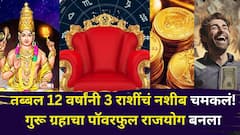 तब्बल 12 वर्षांनी 3 राशींचं नशीब चमकलं! गुरू ग्रहाचा पॉवरफुल राजयोग बनला, डिसेंबरपर्यंत यश अन् भरभराट, ज्योतिषी सांगतात..