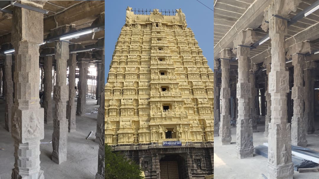 காஞ்சிபுரம் ஏகாம்பரநாதர் கோயில் கும்பாபிஷேகம்: 17 ஆண்டுகளுக்குப் பிறகு! ஆயிரம் கால் மண்டபம் புதுப்பிப்பு தீவிரம்!