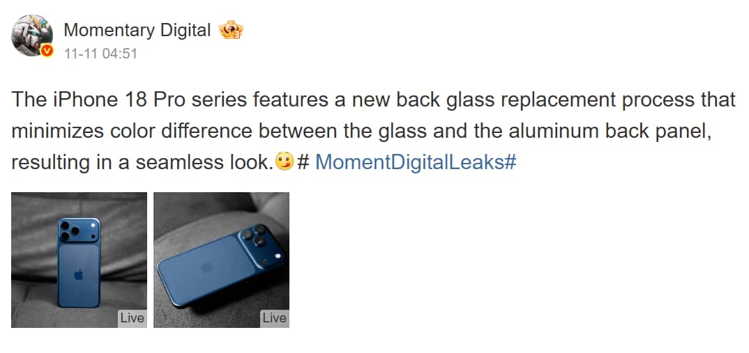 iPhone 18 Pro Might Ditch The Two-Tone Look For One Perfect Shade: Here’s What New Leak Says