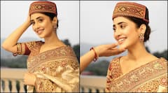 पहाड़ी टोपी और साड़ी में शिवांगी जोशी का रॉयल लुक, एक-एक फोटो पर अटका फैंस का दिल