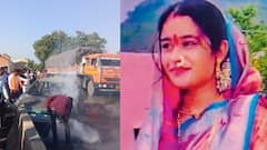 माहेरून परत येताना वाटेतच भीषण अपघात; कारला लागलेल्या आगीत 5 महिन्यांची गर्भवती जागीच ठार