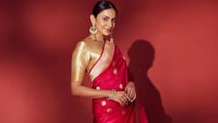 Red Banarasi Sarees Inspired By Bollywood Beauties For A Regal Wedding Look
