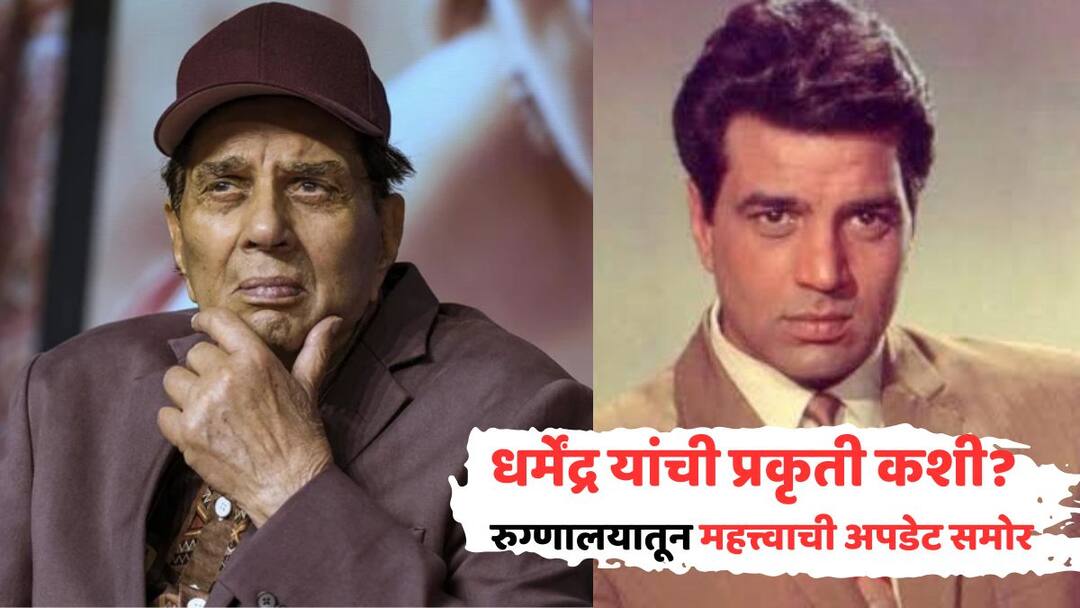 Dharmendra Health Update: धर्मेंद्र यांची प्रकृती नाजूक, व्हेंटिलेटर सपोर्टवर अभिनेते; काही दिवसांपासून प्रकृती खालावल्यामुळे रुग्णालयात उपचार सुरू, देओल कुटुंबीयांना सांगितलं... Dharmendra Health Update Actor in critical condition on ventilator support breach candy hospital Mumbai Dharmendra Health Update: धर्मेंद्र यांची प्रकृती नाजूक, व्हेंटिलेटर सपोर्टवर अभिनेते; काही दिवसांपासून प्रकृती खालावल्यामुळे रुग्णालयात उपचार सुरू, देओल कुटुंबीयांना सांगितलं...
