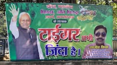 नीतीश कुमार की पार्टी का Exit Poll से जोश हाई! पोस्टर लगाया, 'टाइगर अभी जिंदा है'