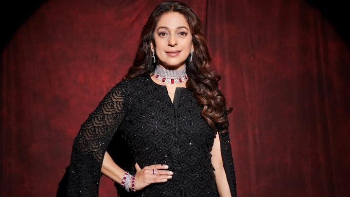 Juhi Chawla’s birthday brings a look back at her most stunning styles, from timeless to graceful outfits that capture her charm and enduring Bollywood elegance.