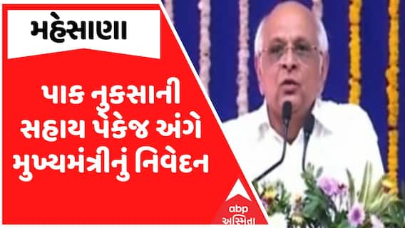 Gujarat CM : પાક નુકસાની સહાય પેકેજ અંગે મુખ્યમંત્રીનું નિવેદન, જુઓ અહેવાલ