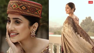 पहाड़ी टोपी-हैवी साड़ी और चेहरे का नूर, टीवी की नायरा का गॉर्जियस अंदाज