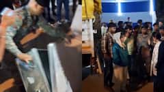 Video Shows Truck Carrying Empty Tin Boxes Entering EVM room In Bihar, RJD Holds Protest