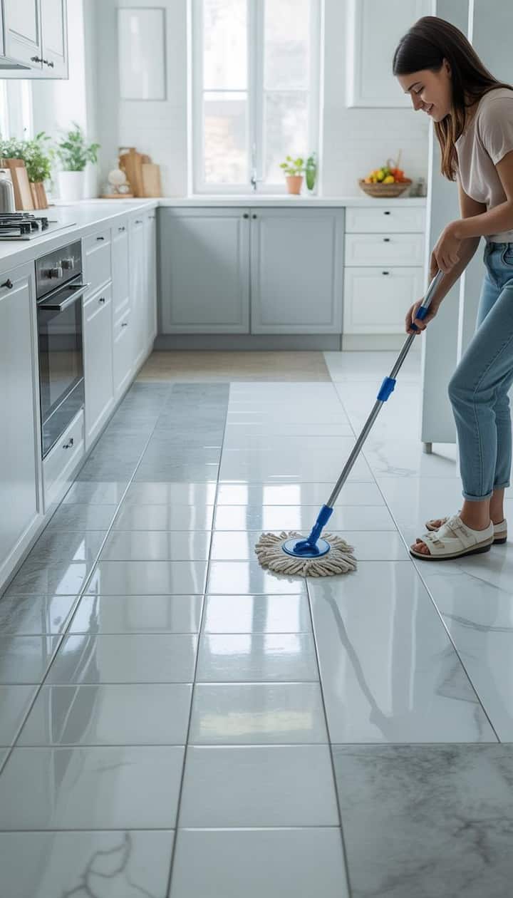 नेहमी घरातील दरवाज्याच्या आतून बाहेरच्या बाजूने फरशी पुसावी. असं केल्यास घरातील नकारात्मक ऊर्जा बाहेर जाते आणि सकारात्मक ऊर्जेचा प्रवाह वाढतो.