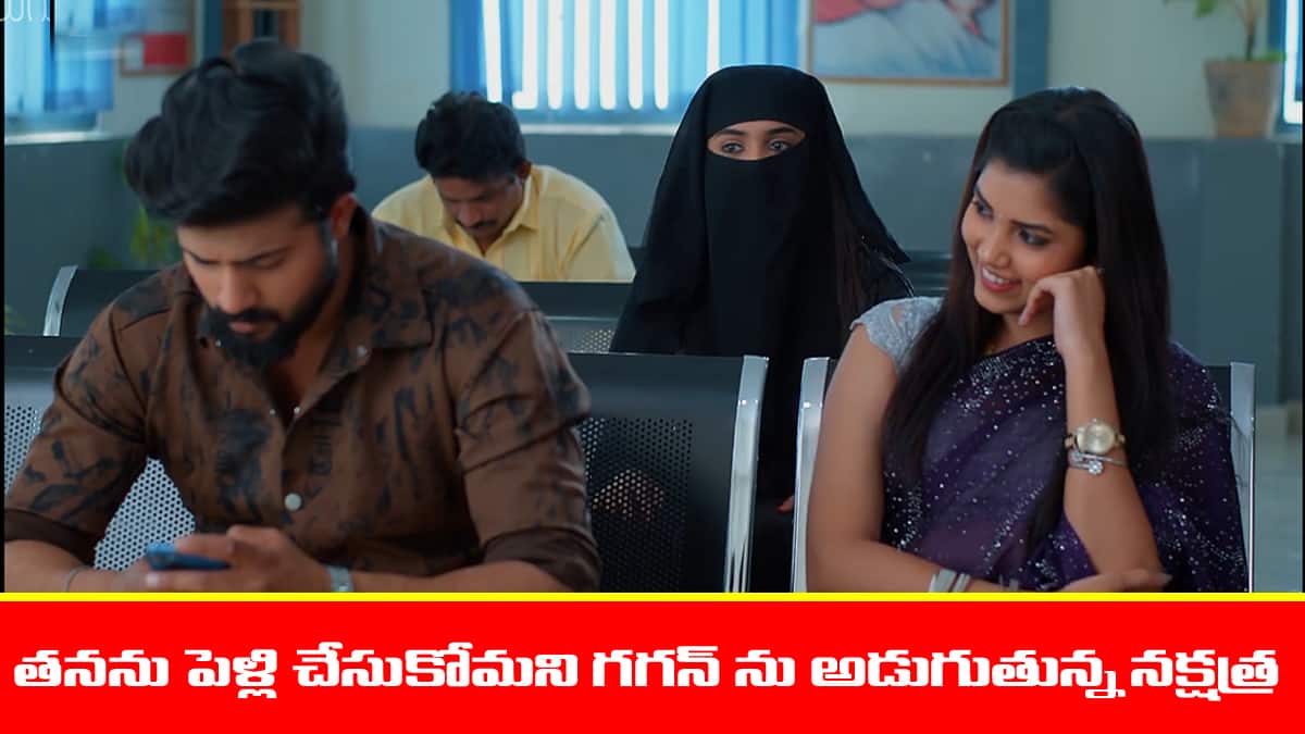 Meghasandesam Serial Today November 15th: ‘మేఘసందేశం’ సీరియల్‌: గగన్‌ ను పెళ్లి చేసుకోమని అడిగిన నక్షత్ర – నక్షత్రను లాగిపెట్టి కొట్టిన భూమి