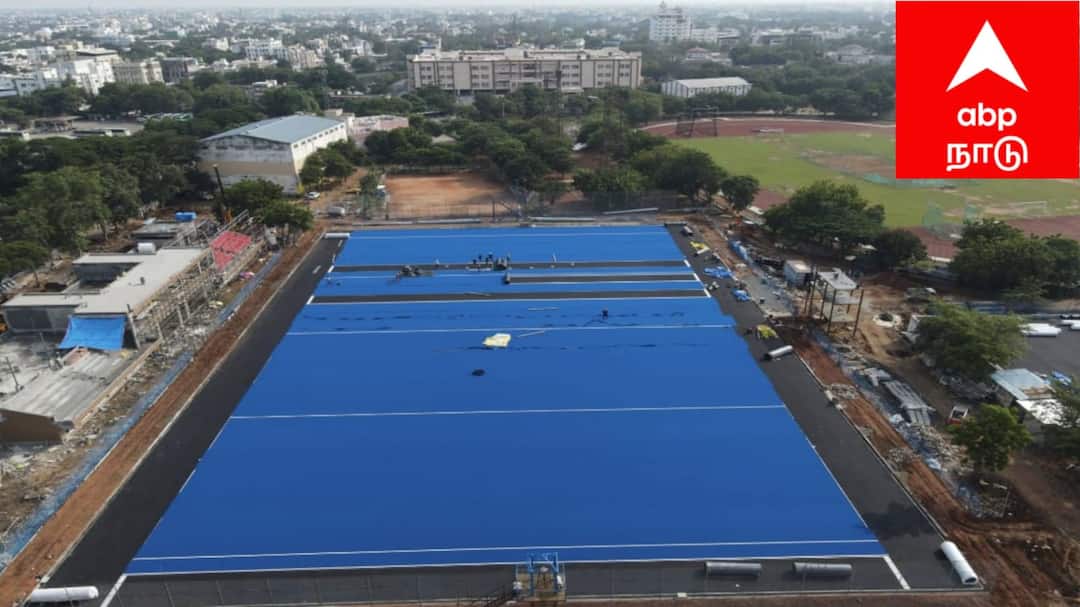 மதுரையில் 90% பணிகள் முடிந்தது, உலக தர ஹாக்கி மைதானம்.. தென் மாவட்ட ஹாக்கி வீரர்களுக்கு கிடைத்த பெருமை!