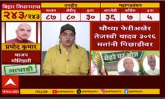 Lalu Prasad Yadav Son : लालू प्रसादचे दोन्ही पुत्र पिछाडीवर, एनडीए 30 च्या उंबरठ्यावर