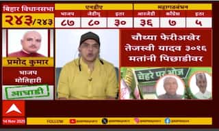 Lalu Prasad Yadav Son : लालू प्रसादचे दोन्ही पुत्र पिछाडीवर, एनडीए 30 च्या उंबरठ्यावर