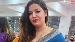 जीत की दुआ मांगने के लिए माता के मंदिर पहुंची पवन सिंह की पत्नी ज्योति,  जमीन पर बैठकर की पूजा