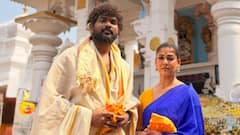 Nayanthara, Vignesh Shivan Seek Divine Blessings At Kukke Subrahmanya Swamy Temple