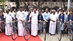 குஷியில் மாணவர்கள்! இலவச மிதிவண்டி திட்டம் துவக்கம்! 16,920 மாணவர்களுக்கு மகிழ்ச்சி!