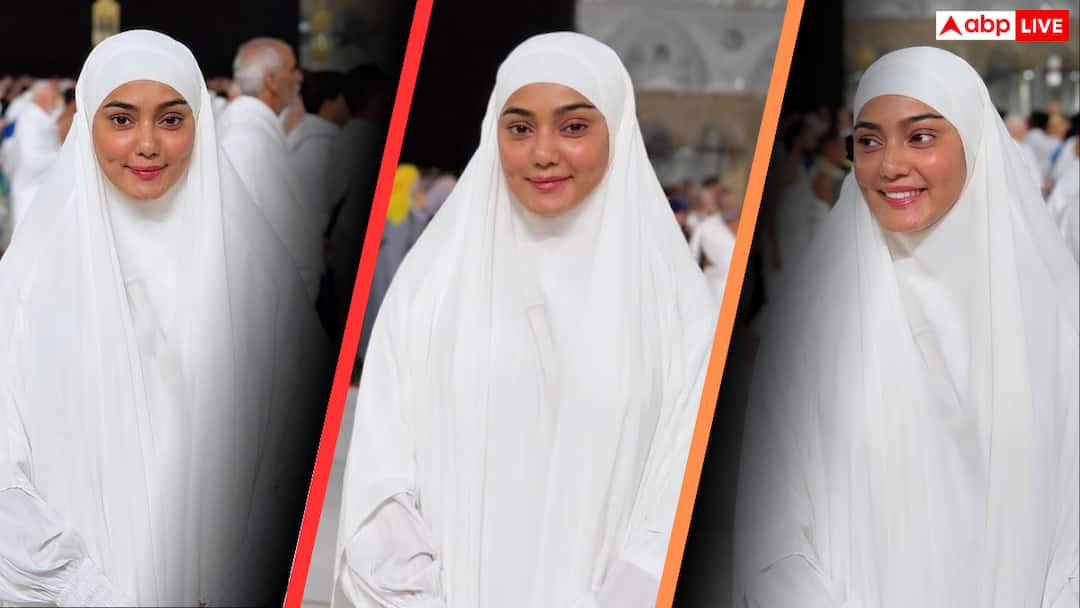 उमराह पर गईं सना मकबूल, फोटोज शेयर कर कहा- 'दर्द के साथ अंदर गए, शांति के साथ बाहर निकले'