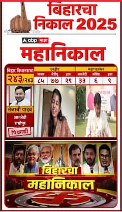 Maithili Thakur On Bihar Result :  मैथिलीची विजयाच्या दिशेने वाटचाल, एबीपीवर गायलं खास गाणं