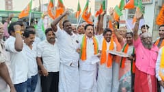 பீகார் சட்டமன்ற தேர்தல் வெற்றி... தஞ்சாவூரில் பாரதிய ஜனதா கட்சியின் இனிப்பு வழங்கல்