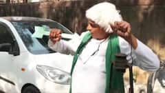 Influencer Dressed As ‘Lalu Yadav’ Walks To BJP HQ With Lantern And Arrow, Sparks Buzz — Watch VIDEO
