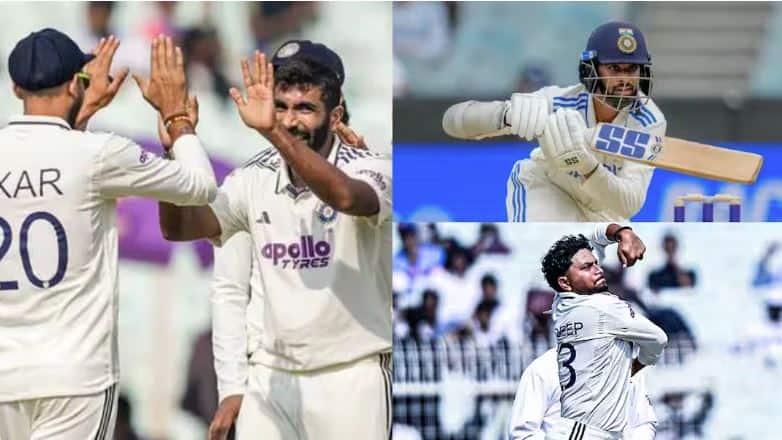 ind vs sa highlights scorecard team india on driving seat kolkata test jasprit bumrah 5 wicket haul IND vs SA: ਕੋਲਕਾਤਾ ਟੈਸਟ 'ਤੇ ਭਾਰਤ ਦਾ ਦਬਦਬਾ, ਬੁਮਰਾਹ ਨੇ ਖੋਲ੍ਹਿਆ ਪੰਜਾ, ਰਾਹੁਲ ਤੇ ਸੁੰਦਰ ਨੇ ਸੰਭਾਲੀ ਕਮਾਨ, ਪੜ੍ਹੋ ਪੂਰੇ ਦਿਨ ਦਾ ਹਾਲ