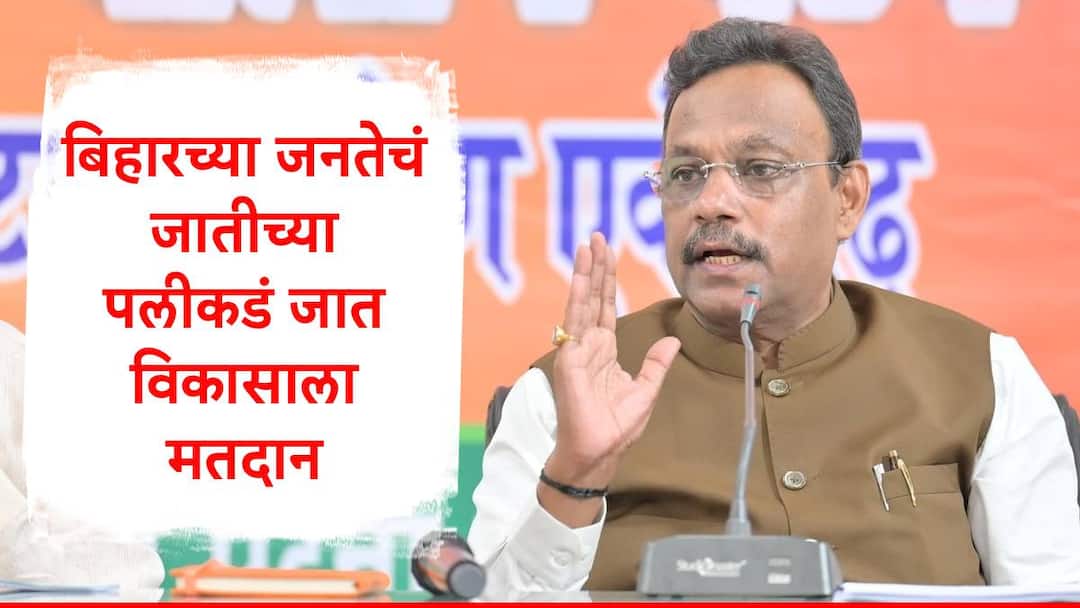 Bihar Assembly Election Result : बिहारमध्ये एनडीएचा ऐतिहासिक विजय, भाजप जदयूच्या विजयाचे शिल्पकार विनोद तावडेंनी यशाचं सूत्र सांगितलं Bihar Assembly Election Result 2025 Vinod Tawde said Development and Communication with alliance is key for success Marathi News Bihar Assembly Election Result : बिहारमध्ये एनडीएचा ऐतिहासिक विजय, भाजप जदयूच्या विजयाचे शिल्पकार विनोद तावडेंनी यशाचं सूत्र सांगितलं