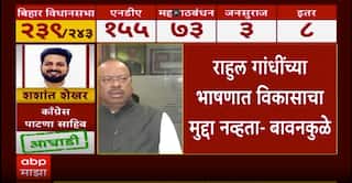 Chandrashekhar Bawankule on Bihar Election Result : काँग्रेसने जनतेला लथाडलं, पराभवाचं चिंतन करा