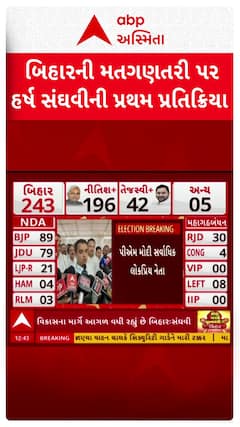 Bihar Election Result 2025: બિહારની મતગણતરી પર હર્ષ સંઘવીની પ્રથમ પ્રતિક્રિયા