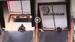 Video: दर्दनाक! ट्रक के पीछे खड़ा था शख्स, बैक करते वक्त कुचला गया, हादसे का CCTV फुटेज वायरल