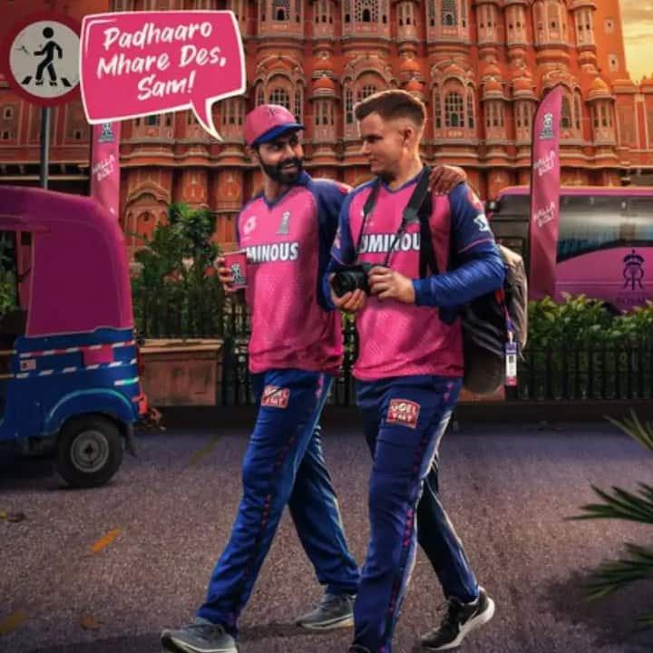 जडेजासोबतच इंग्लंडचा स्टार ऑलराउंडर सॅम करनही राजस्थानमध्ये दाखल झाला आहे. 2021 च्या चॅम्पियन CSK टीमचा तो महत्त्वाचा खेळाडू होता.