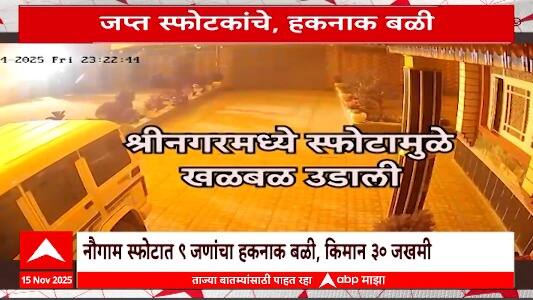Special Report Srinagar Blast : श्रीनगरमध्ये स्फोटामुळे खळबळ,अपघाती स्फोट टाळता आला नसता?
