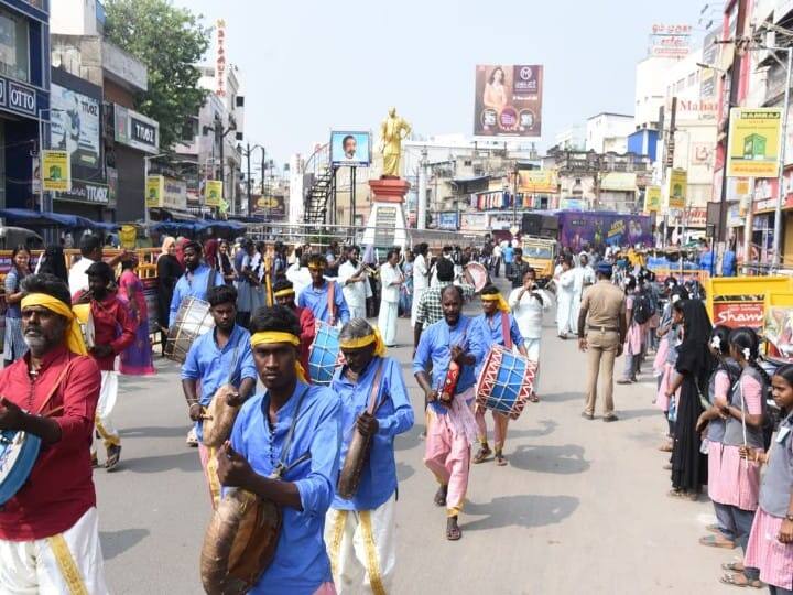 14-ஆவது ஆடவர் ஹாக்கி இளையோர் உலகக் கோப்பை போட்டிக்கான வெற்றிக் கோப்பையை மதுரை மக்கள் வரவேற்றனர்.
