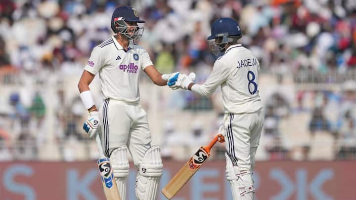 Jadeja hit 27 runs off 45 balls in the firs inning for India, holding the fort on one end as wickets tumbled on the other.