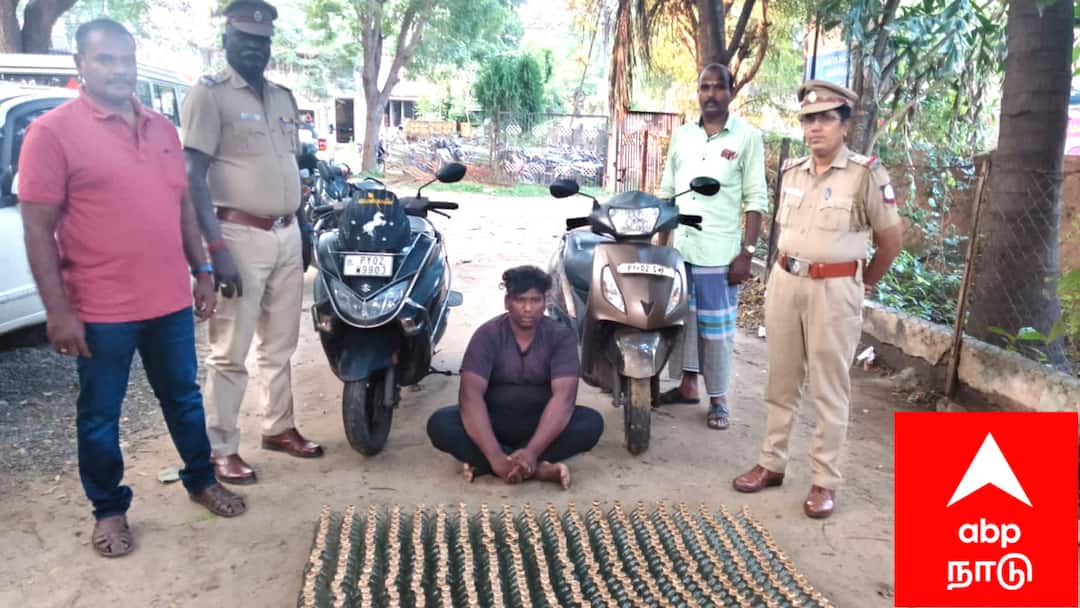 அதிரடி மது வேட்டை: காரைக்காலில் இருந்து கடத்தி வரப்பட்ட 500 சாராய பாட்டில்கள் பறிமுதல்! ஒருவர் கைது, மற்றொருவர் தப்பியோட்டம்..!